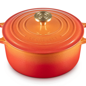 Panela Redonda 24cm Signature Flamme Dorée Le Creuset