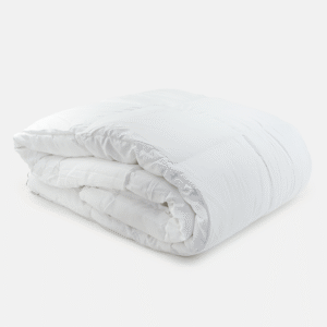 Edredon Veloute Queen Liso Branco
