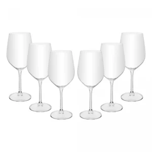 Jogo 6 Taças de Vinho Crex 480ml Cristal