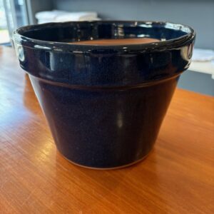 Vaso de Cerâmica Azul Grande