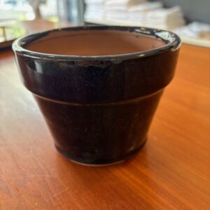 Vaso de Cerâmica Azul Pequeno