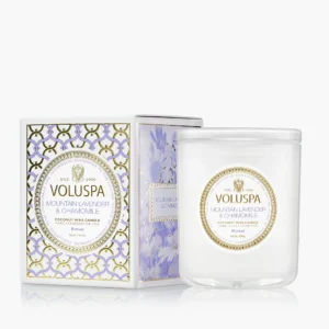 Vela Copo +60h Mountain Lavender e Chamomile