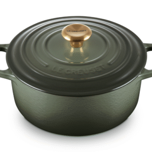 Panela Redonda 20cm Signature Pegador Dourado
