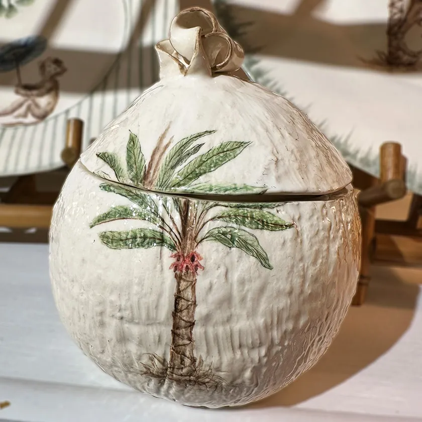 Coco Decorativo com Palmeira