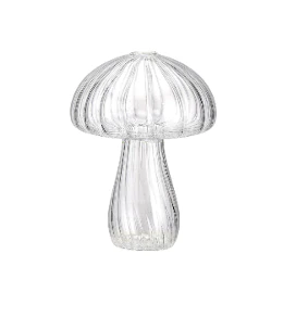 Vaso Cogumelo Clear Transparente
