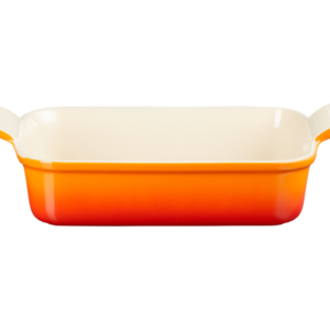 Travessa Retangular 32cm Heritage Laranja Le Creuset