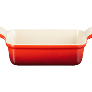 Travessa Retangular 26cm Heritage Vermelha Le Creuset
