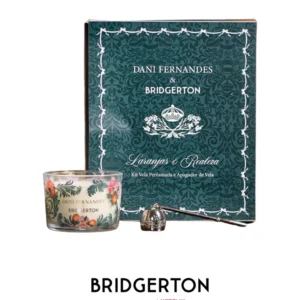Kit Vela Perfumada 90g e Apagador Laranjas & Realeza | Dani Fernandes & Bridgerton