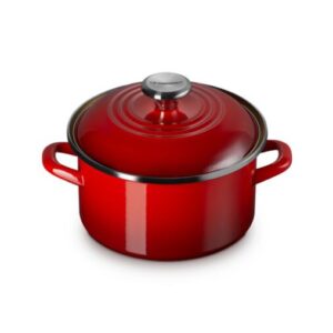 Caçarola Aço Esmaltado 20cm Vermelha Le Creuset