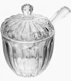 Açucareiro com Colher Geneva Cristal